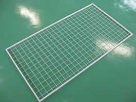 Framed rack mesh